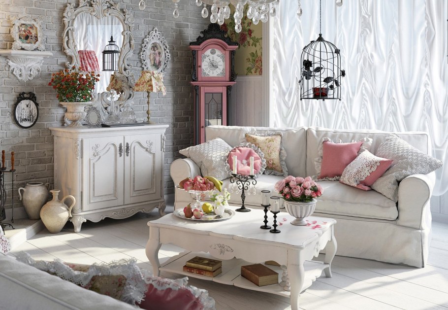 Shabby Chic стиль в интерьере