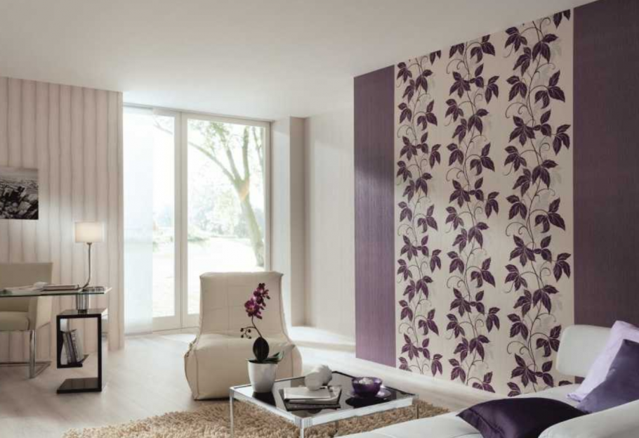 Интересные варианты поклейки обоев