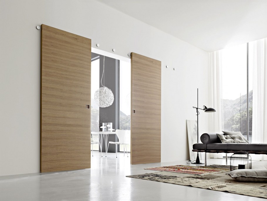 Замаскированная раздвижная дверь