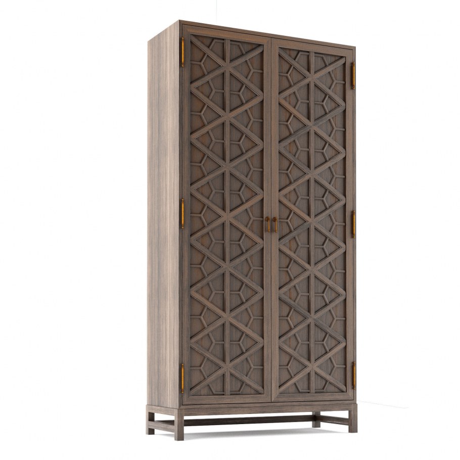 Угловой стеллаж в стиле арт деко