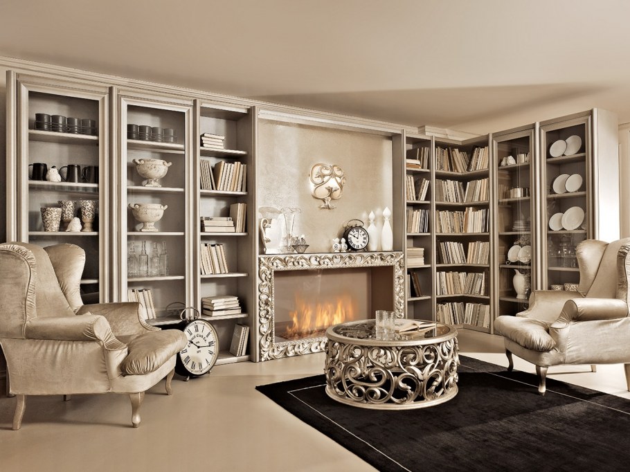 Книжный шкаф Неоклассика Италия