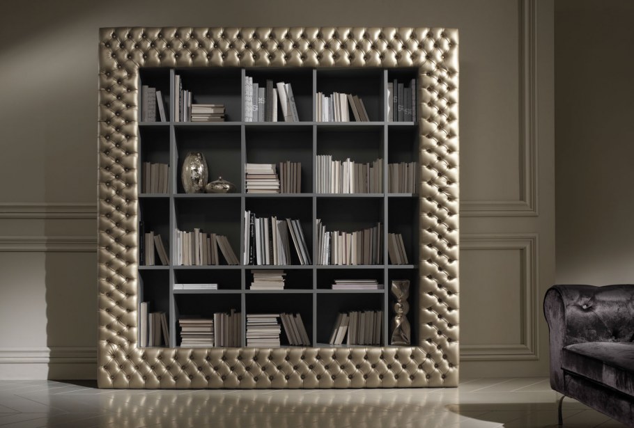 Книжный стеллаж в стиле арт деко