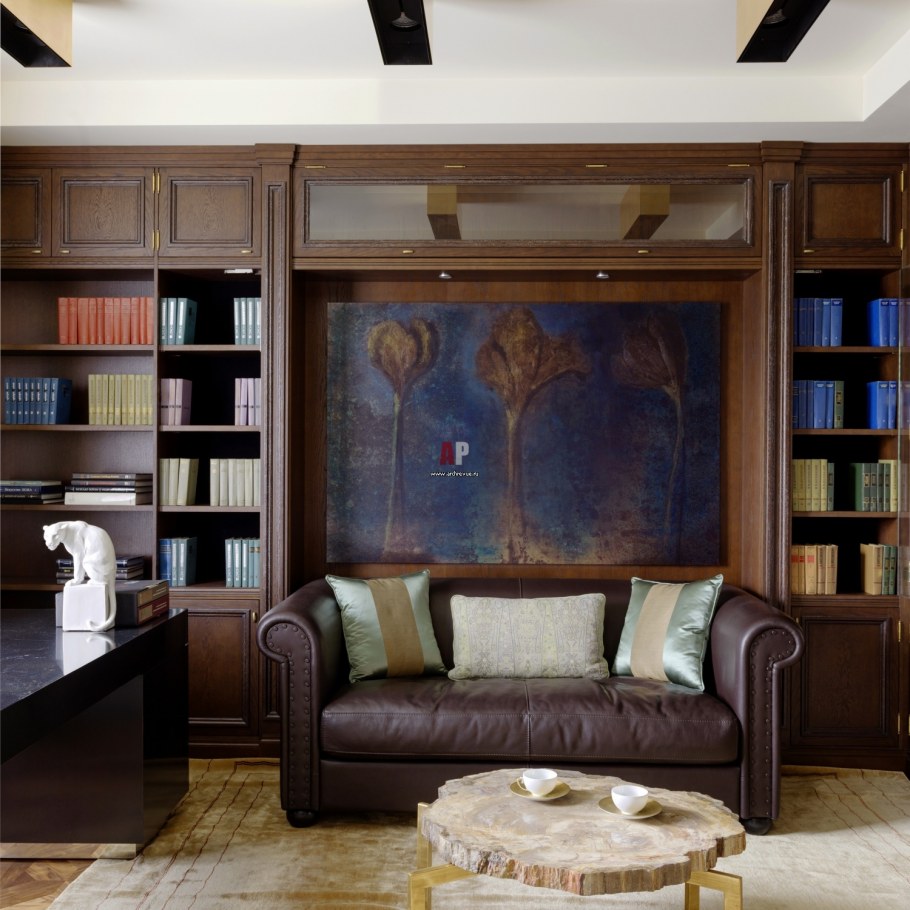 Кабинет в стиле арт деко