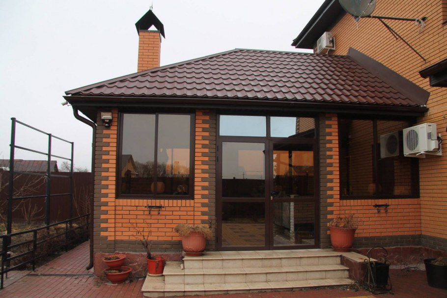 Веранда из кирпича