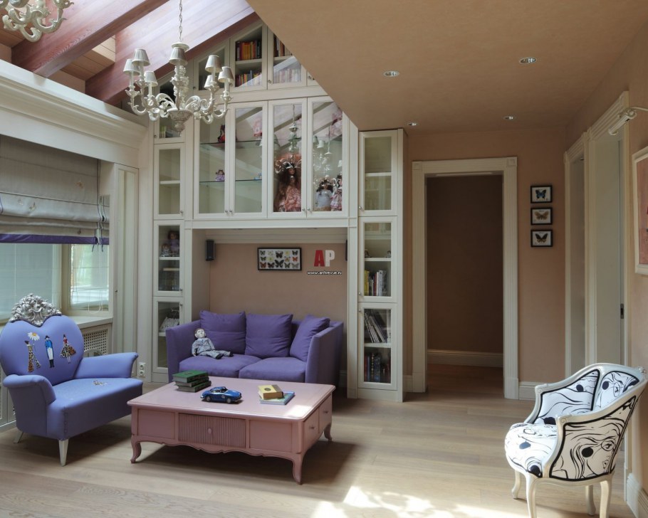 Гостиная в стиле Фьюжн