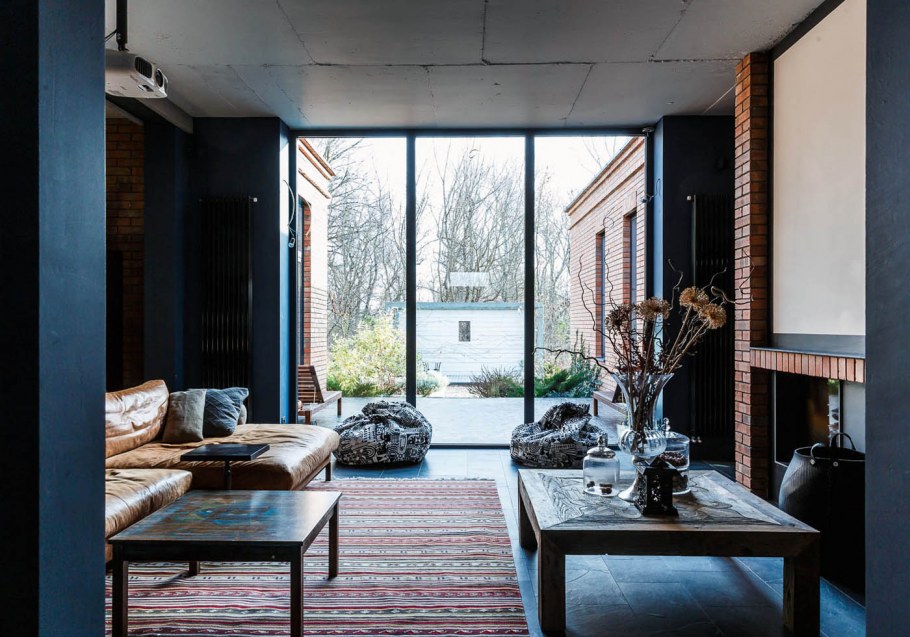 Одноэтажные дома в стиле Фьюжн