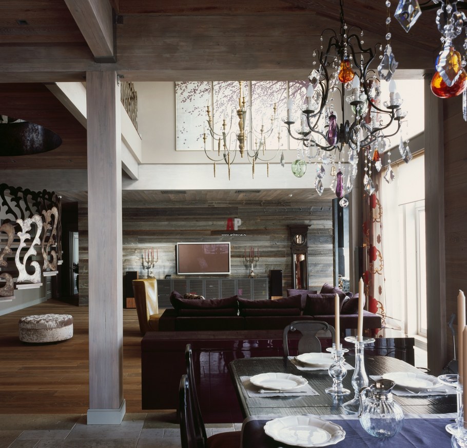 Загородный дом в стиле Фьюжн