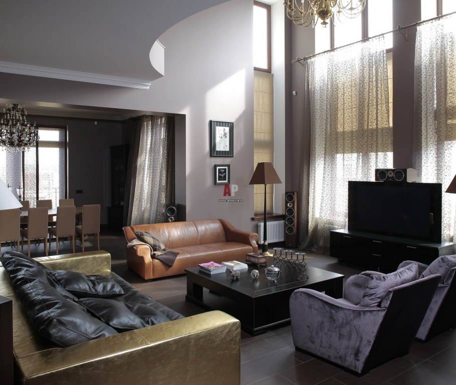 Многоэтажный дом в стиле Фьюжн