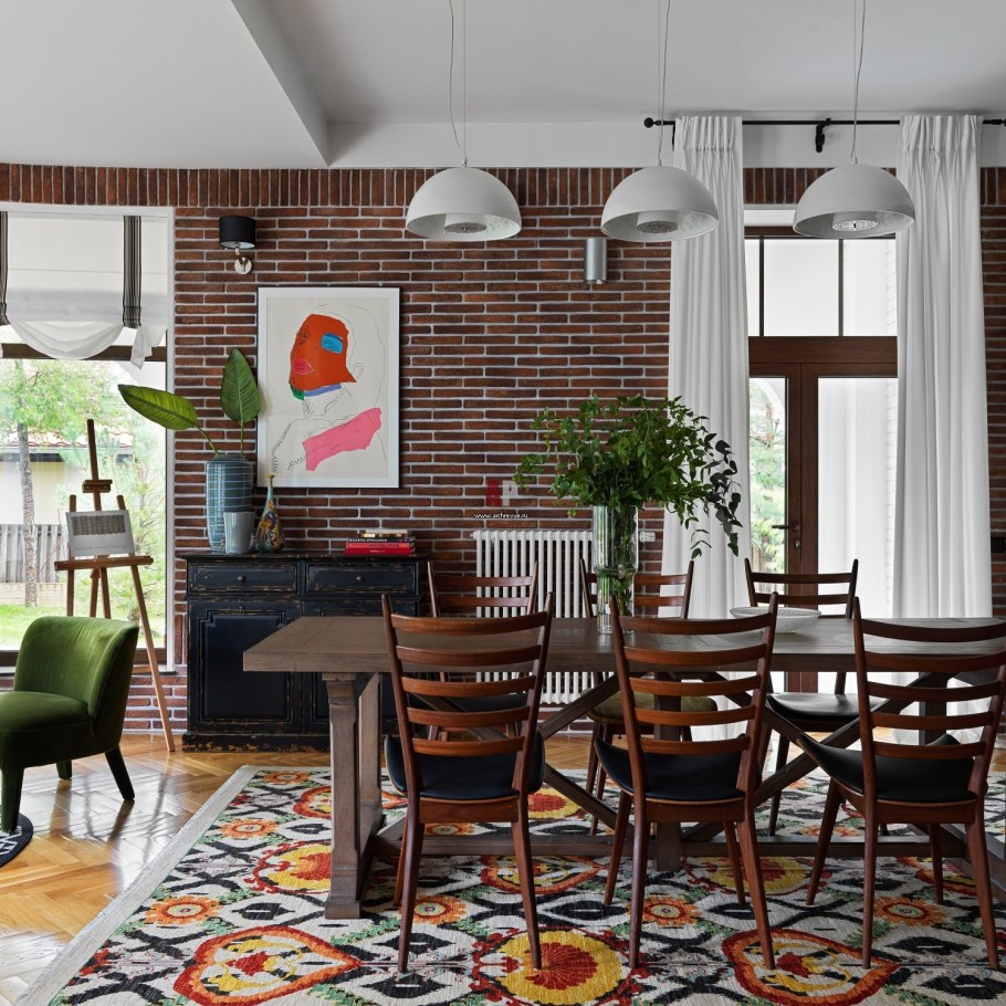 Загородный дом в стиле Фьюжн