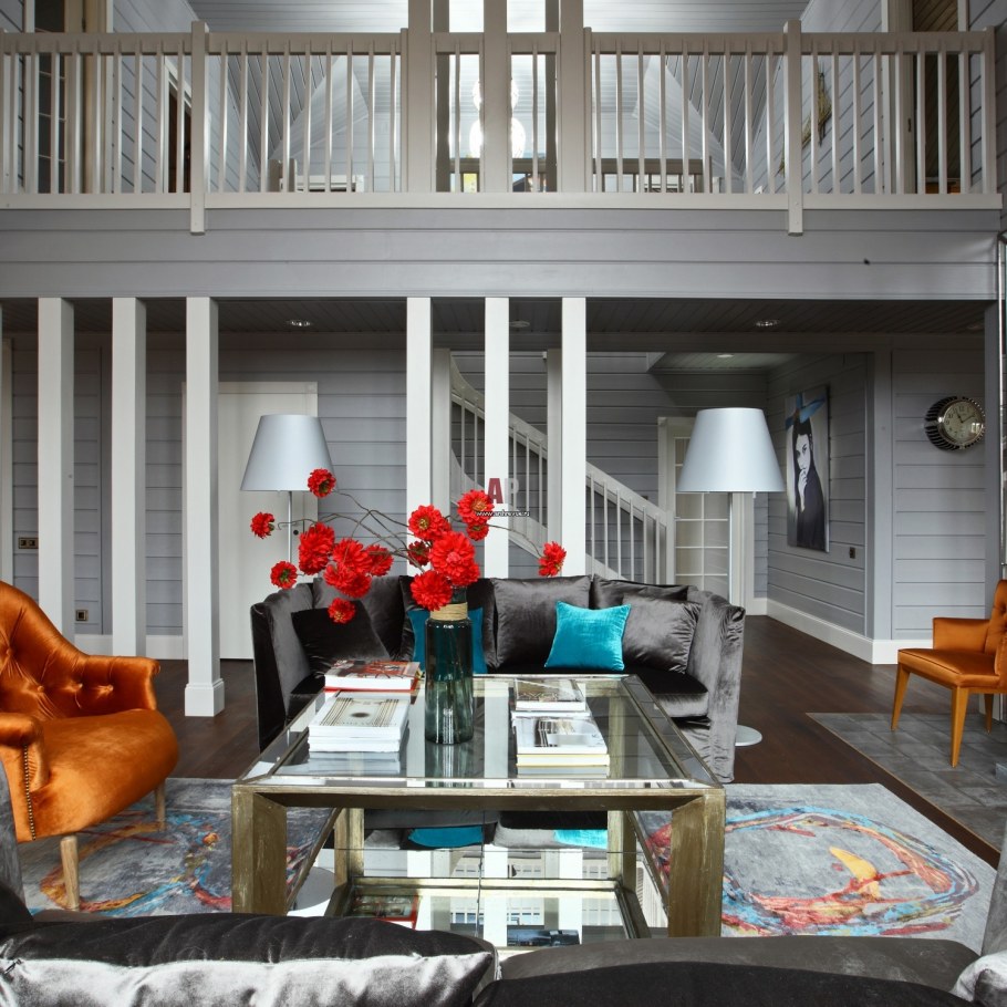 Загородный дом в стиле Фьюжн