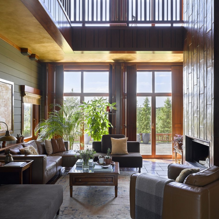 Стиль Фьюжн на даче