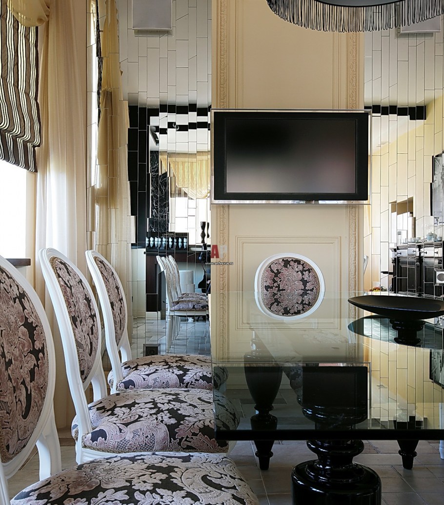 Квартира яркий интерьер роскошь