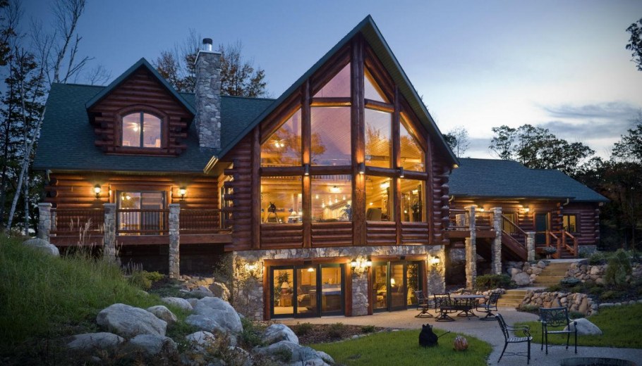 Особняки из камня и дерева в Канаде