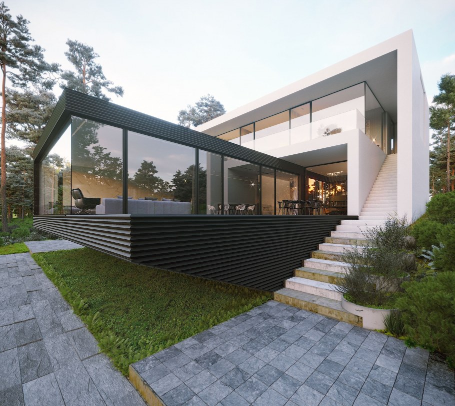 Современная архитектура загородного дома