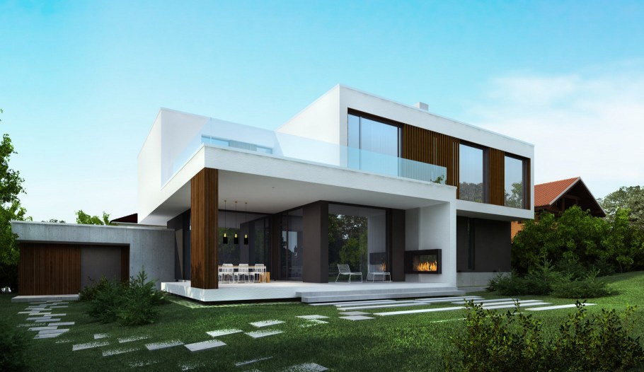 Конструктивизм загородный дом