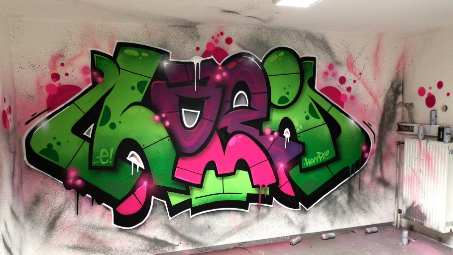 Обои граффити