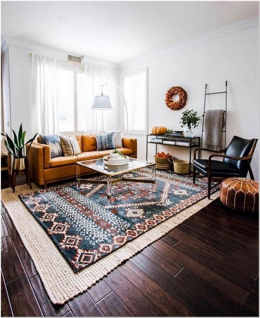 Ковры в интерьере гостиной