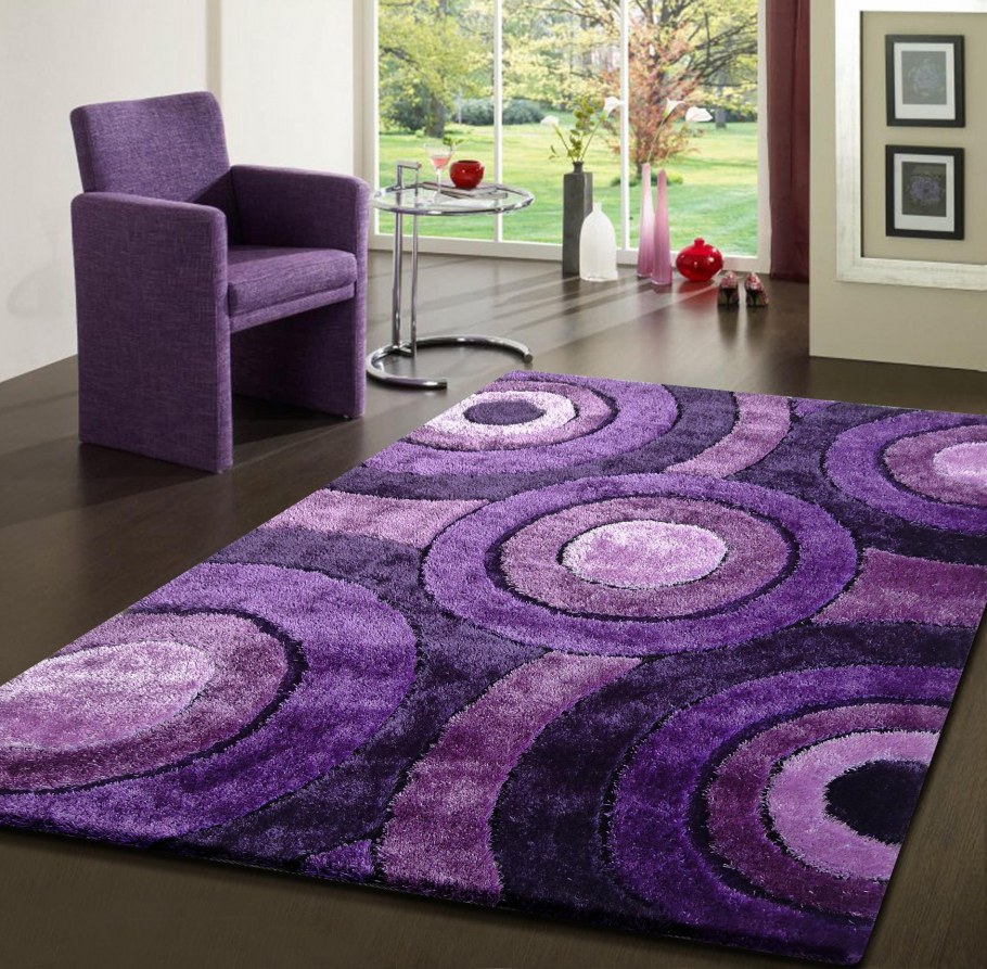 Фиолетовый ковер
