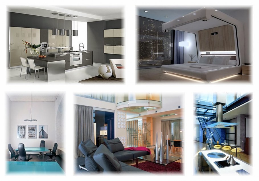 Дизайн интерьера Люкс 1280 на 720