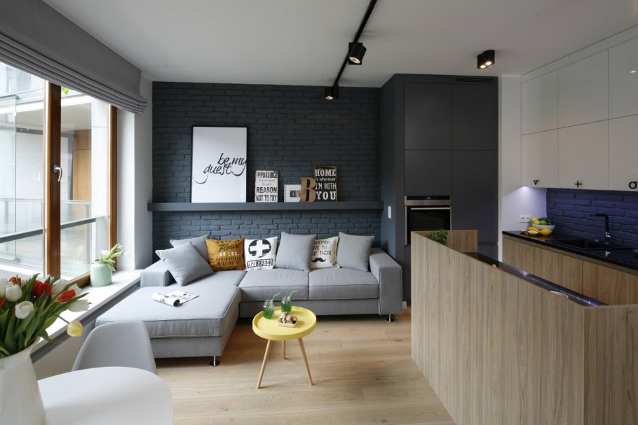 Дизайнерская квартира студия