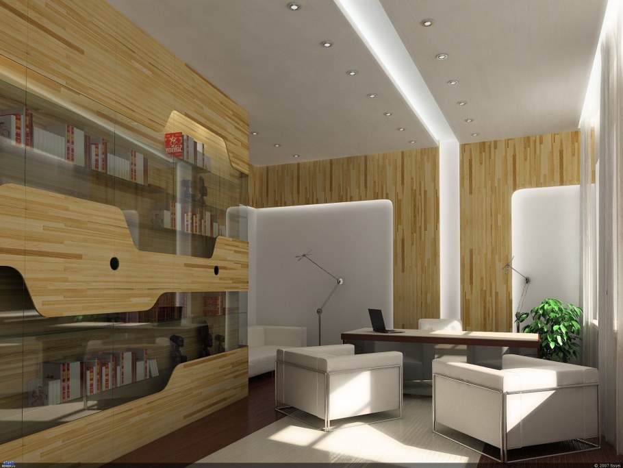 Кабинет Минимализм дизайн