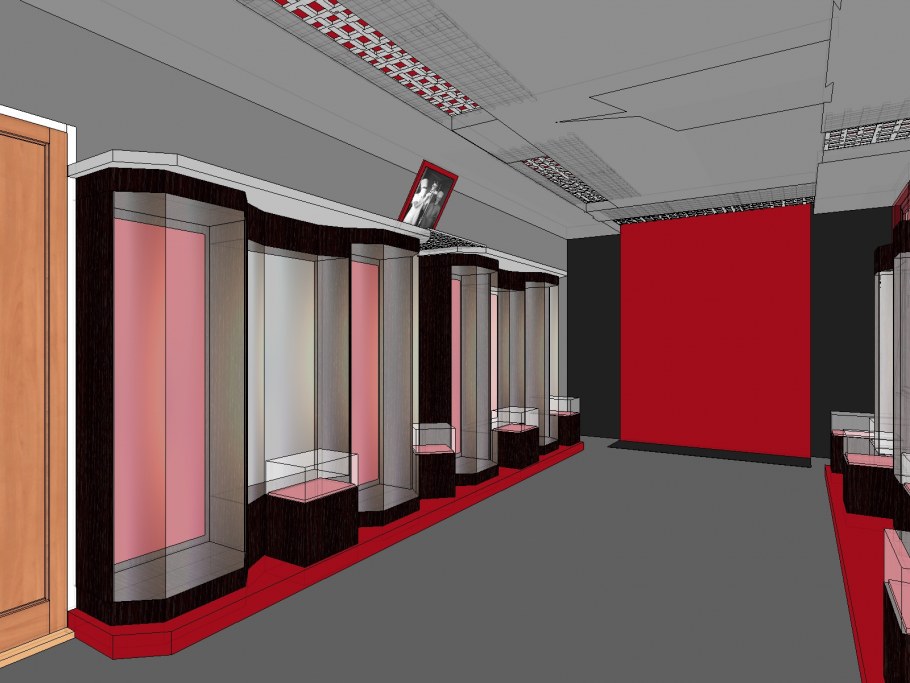 Интерьер домашнего кинотеатра в загородном доме