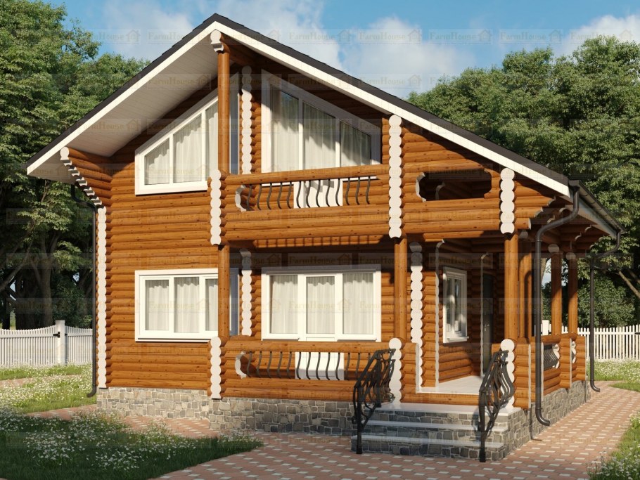 Балкон в деревянном доме