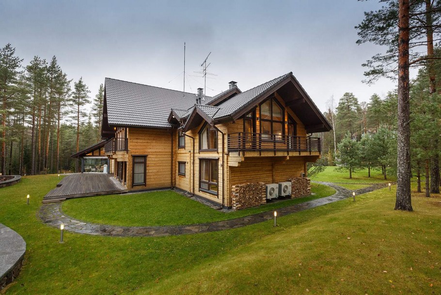 Хонка оцилиндрованного бревна