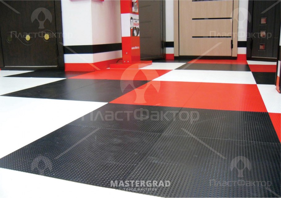 Ламинат в интерьере с ковром