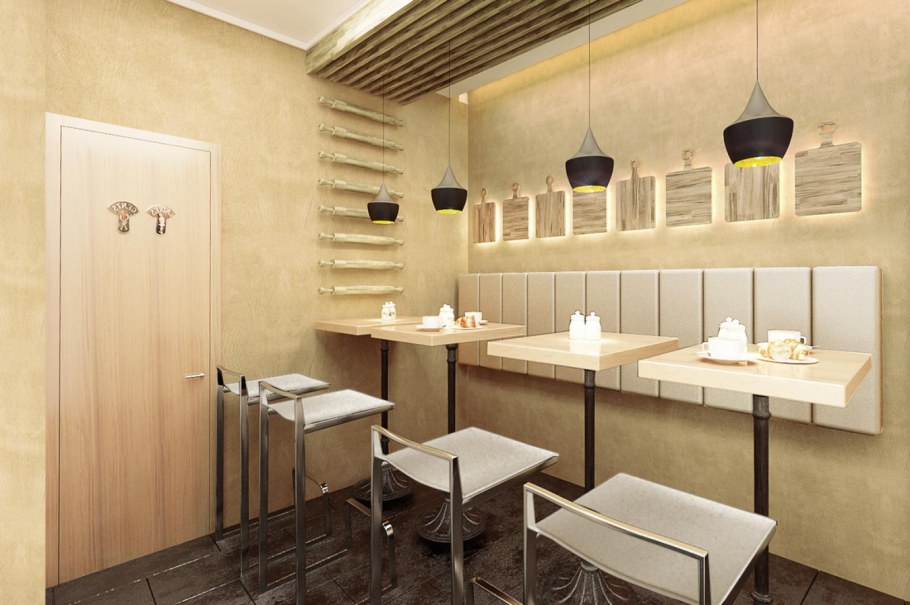 Интерьер мини пекарни