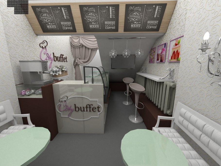 Интерьеры кофейни 30 квадратных метров