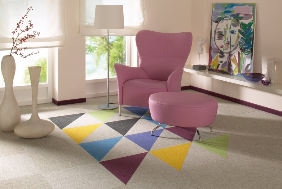 Ковер в стиле 60-х