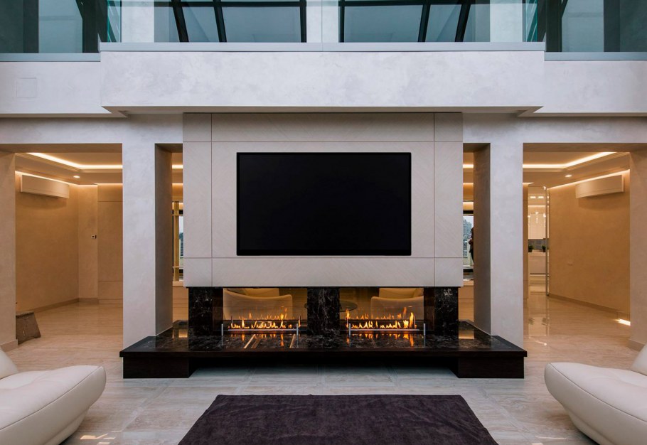 Экокамин под телевизор