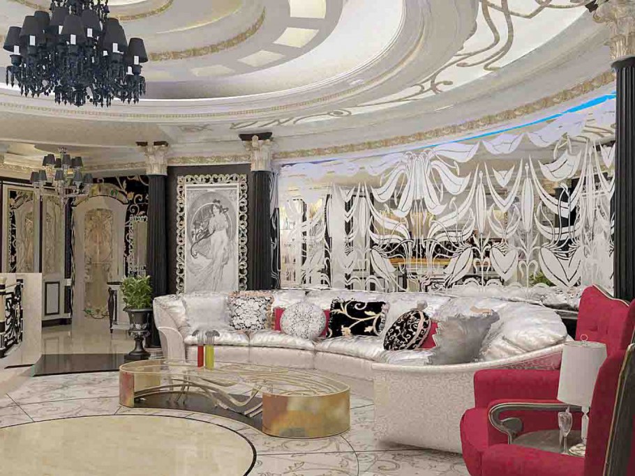 Многоплановая интерьерная съёмка