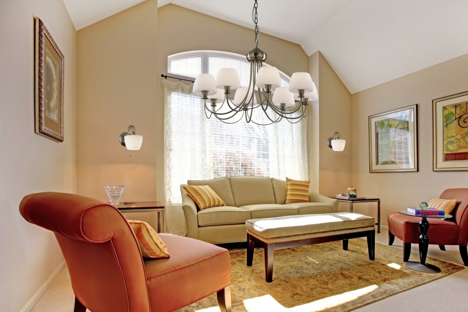 Интерьер в желтых тонах