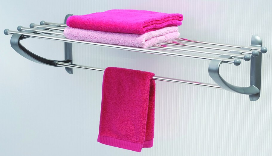Полотенцедержатели в интерьере ванной