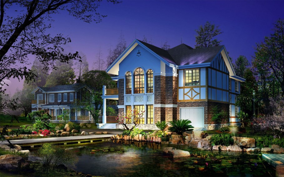 Красивые коттеджи