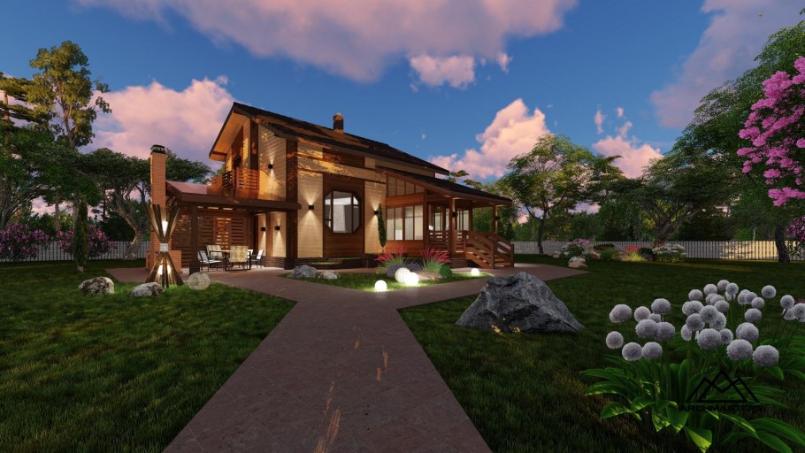 Загородный коттедж