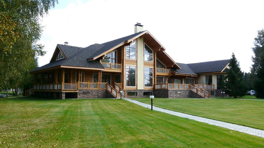 Дом из клееного бруса Саарланд