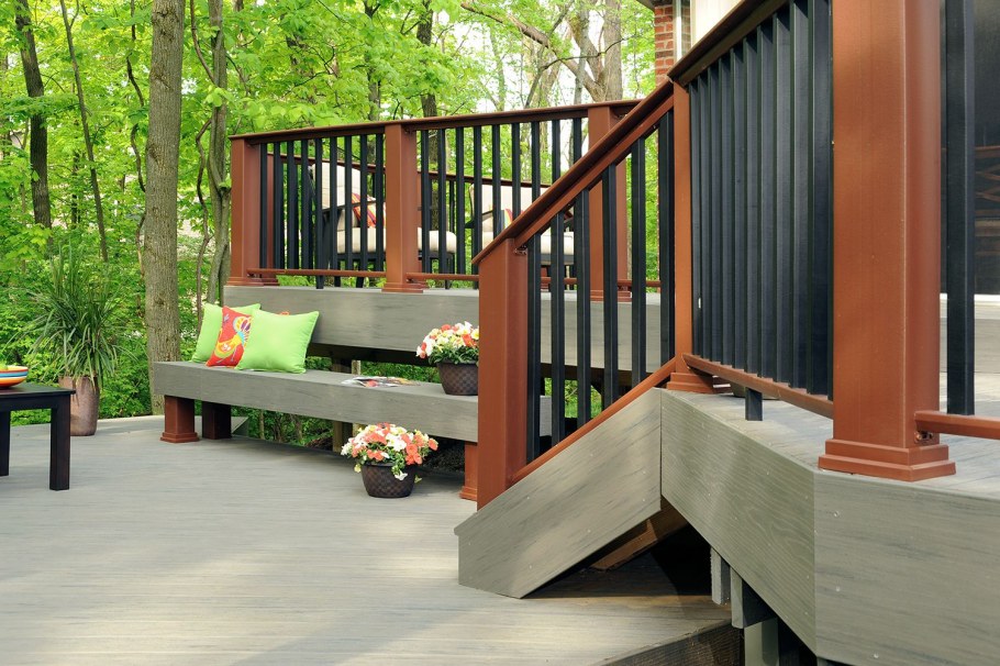 Красивые ограждения для террасы