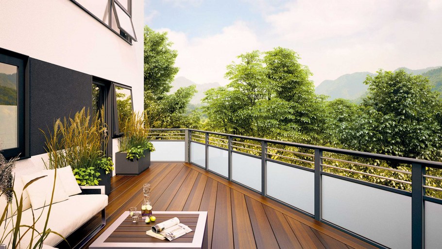 Современные перила для террасы