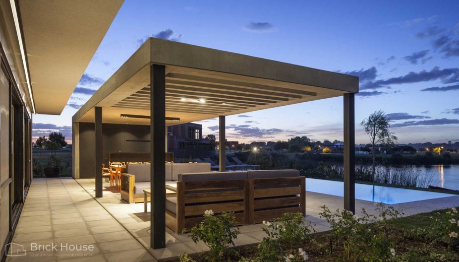 Навес в современном стиле