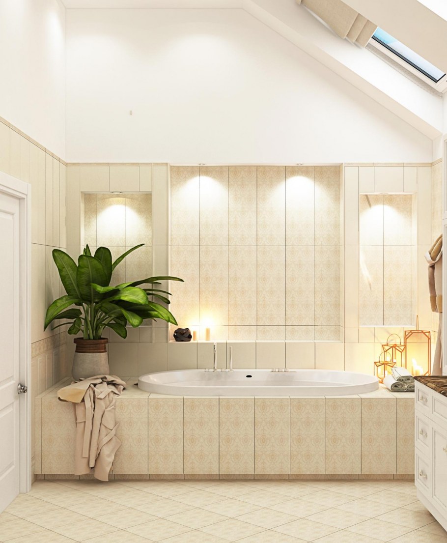 Ванная комната в деревянном доме цветовая гамма