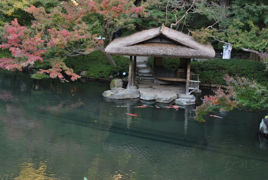 Япония сад Хаппо-эн