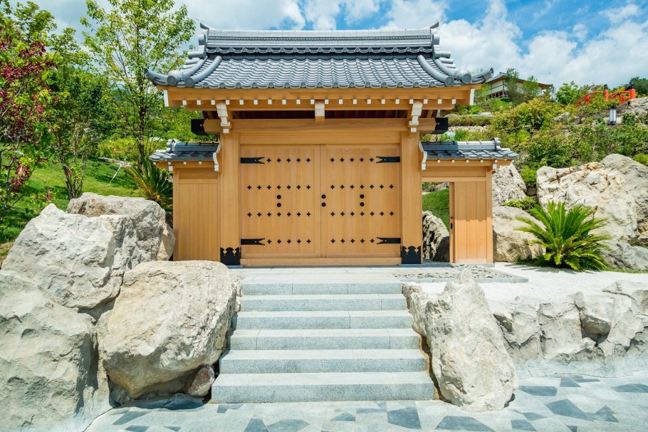 Японский сад купели