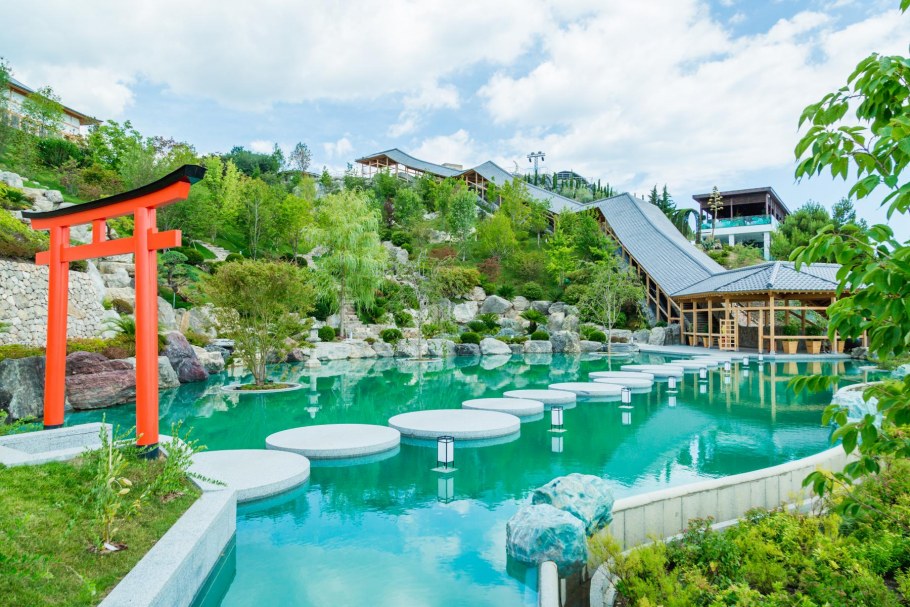 Мрия Резорт спа японский сад