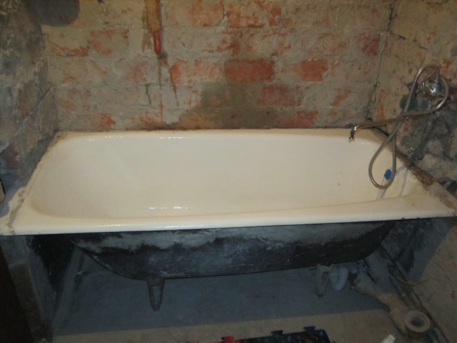 Восстановление эмали ванны чугунной Калуга