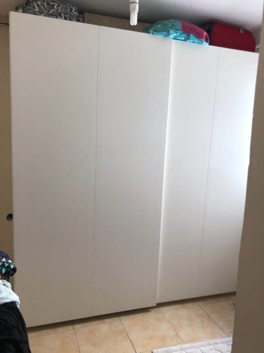 Шкаф ПАКС Хасвик белый глянец