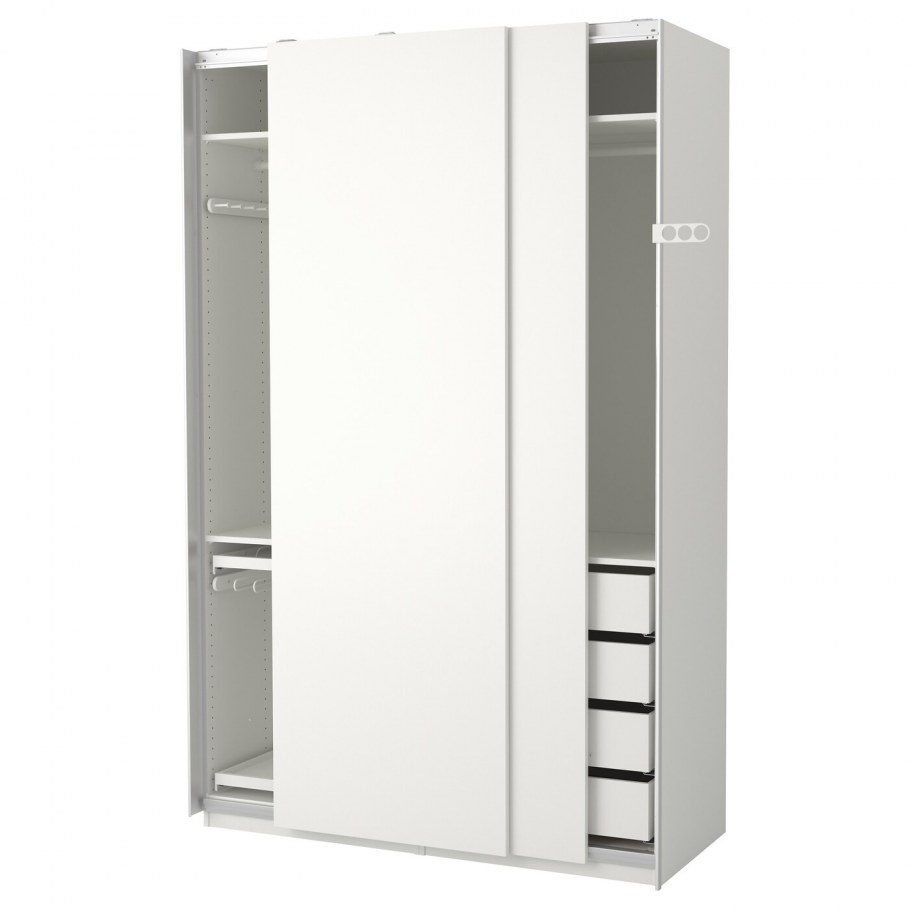 Гардероб, белый/Хасвик белый150x66x236 см