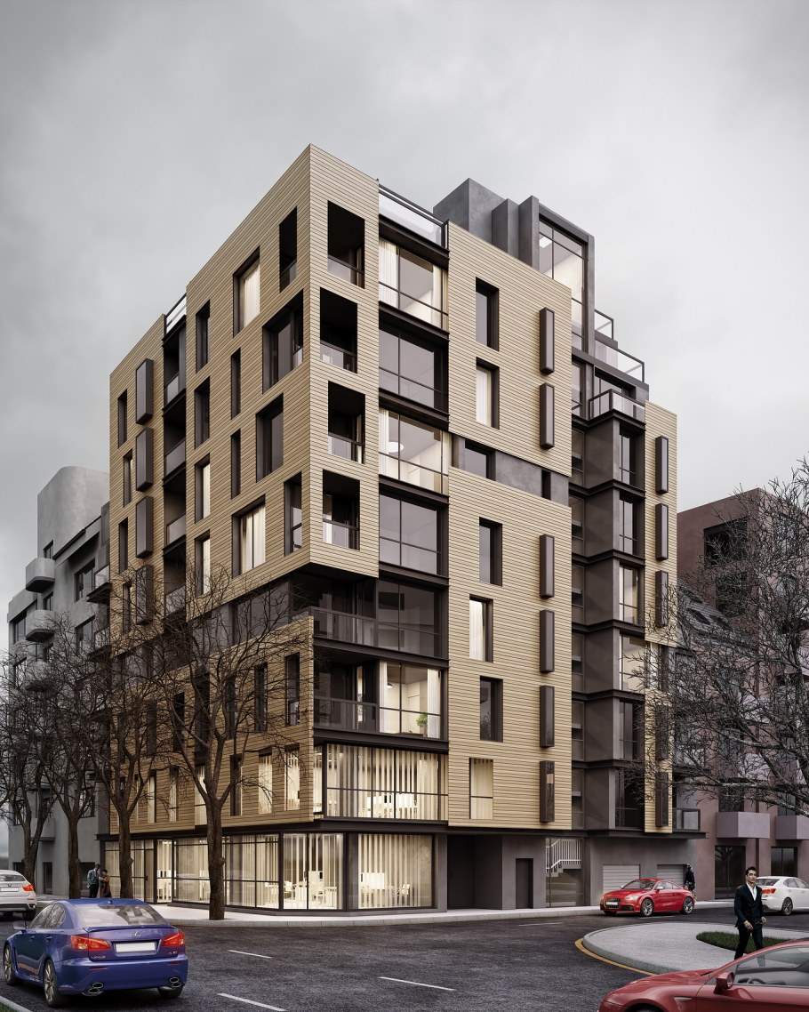 Современные многоэтажные жилые дома